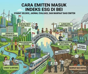 Cara Emiten Masuk Indeks ESG di Bursa Efek Indonesia