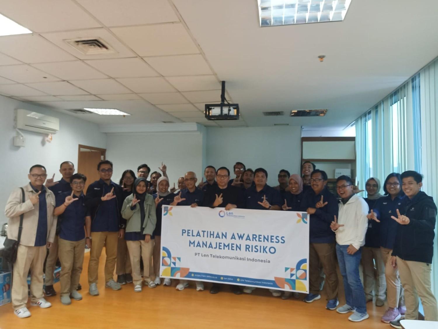 Pelatihan Awareness Manajemen Risiko Len Telekomunikasi