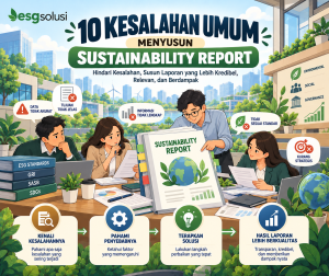10 Kesalahan Menyusun Laporan Keberlanjutan