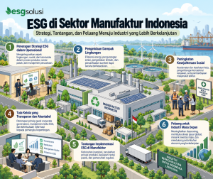 Infografik ESG Manufaktur Indonesia